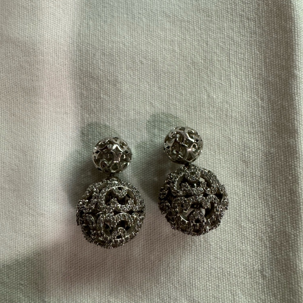 Silver Tribal Earrings
